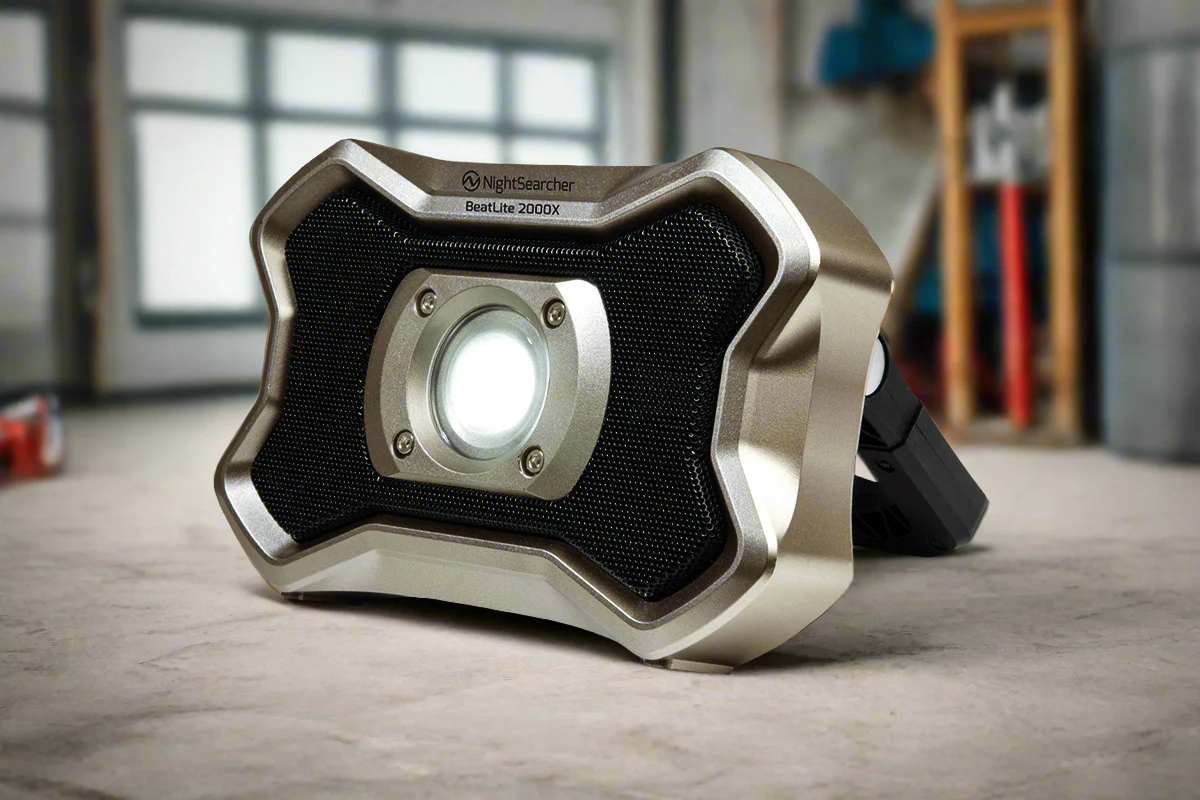 BeatLite 2000X | 2000 Lumens | Rechargeable Work Light & Bluetooth speaker - Image 2