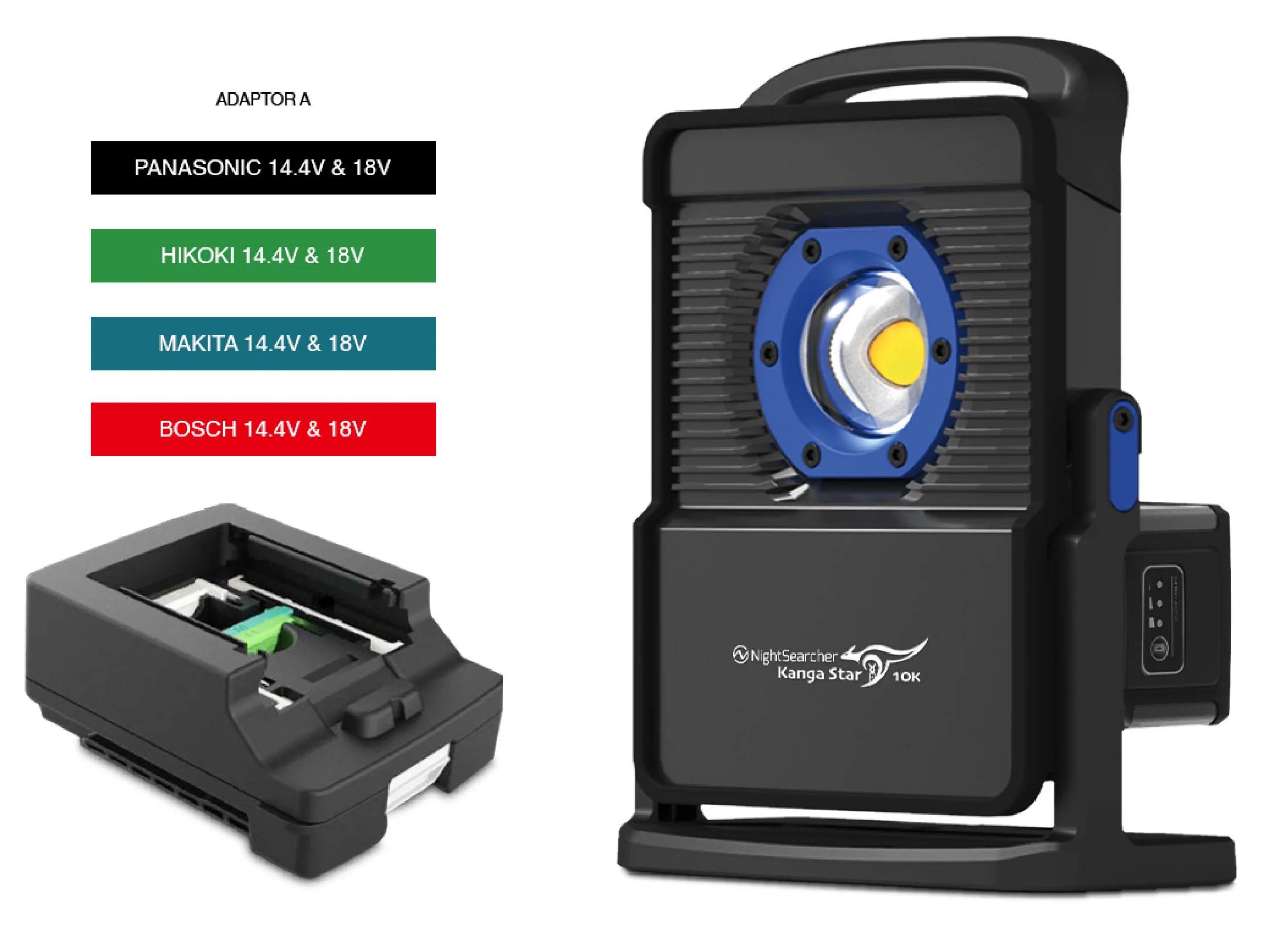 KangaStar 10K | 10,000 Lumens | Powertool Battery Work light - Image 6