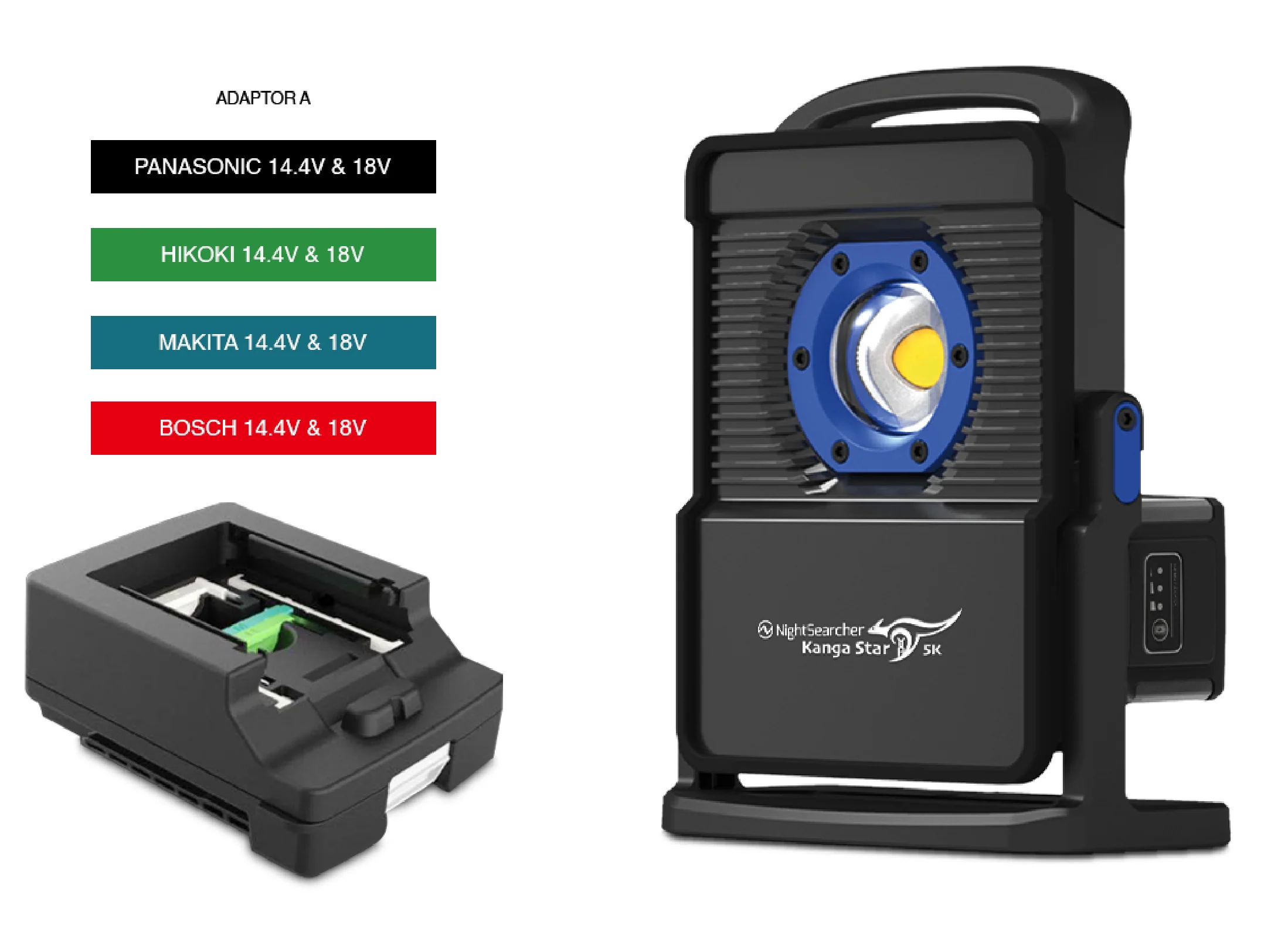 KangaStar 5K | 5000 Lumens | Powertool Battery Work light - Image 6