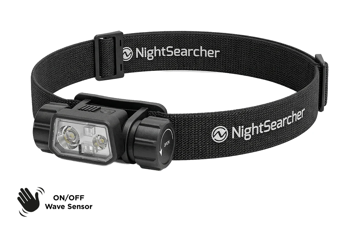 Lightwave 650 RGB | Rechargeable head torch with RGB Modes & Wave Sensor