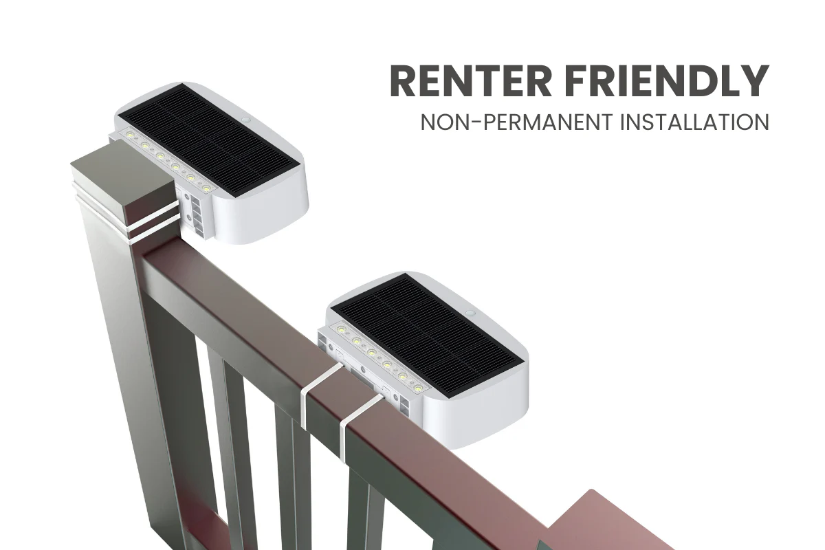 NexSun Aurora | 700 Lumens | White Up & Down Modern Solar Wall Light - Image 13