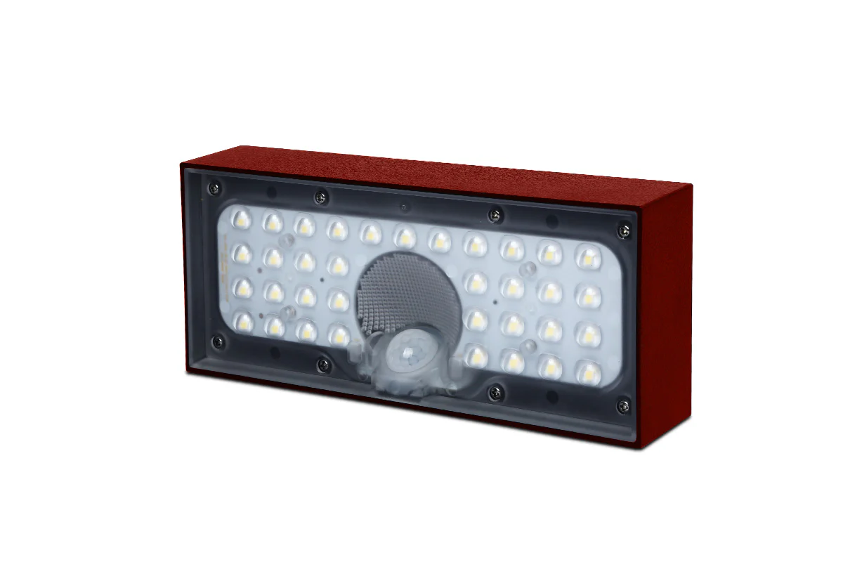 NexSun Brick (Set of 2/4) | 900 Lumens | Decorative Solar PIR Wall Light - Image 7