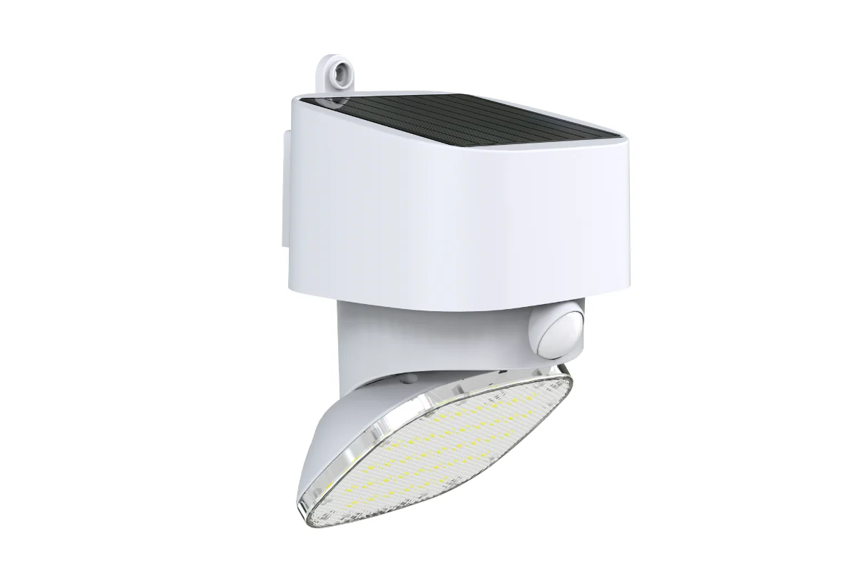 NexSun Nautilus | 2000 Lumens | Tilt & Rotatable Solar Wall Light with PIR Sensor - Image 3