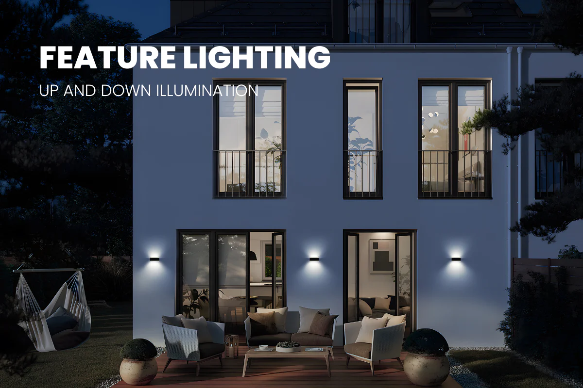 NexSun Tides | 700 Lumens | Up & Down Modern Solar Wall Light - Image 10
