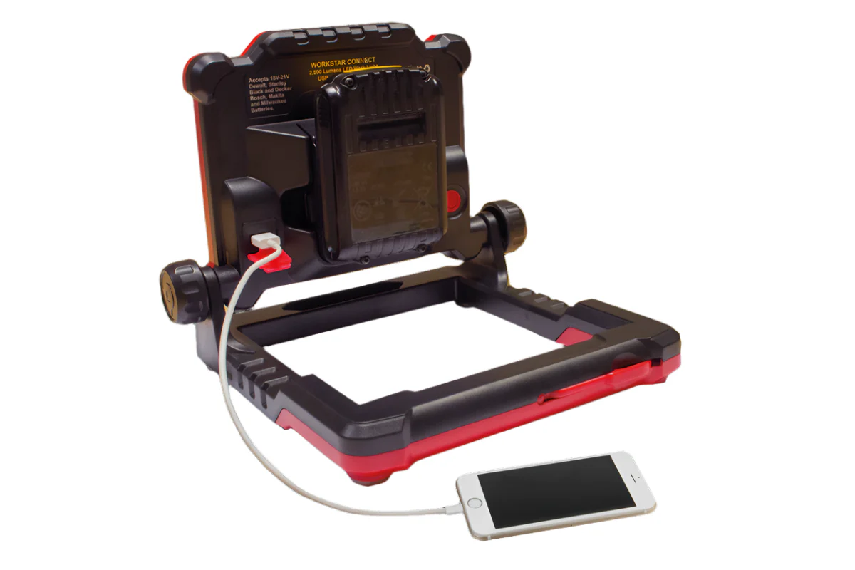 WorkStar Connect | 3000 Lumens | Powertool Battery Work light - Image 6